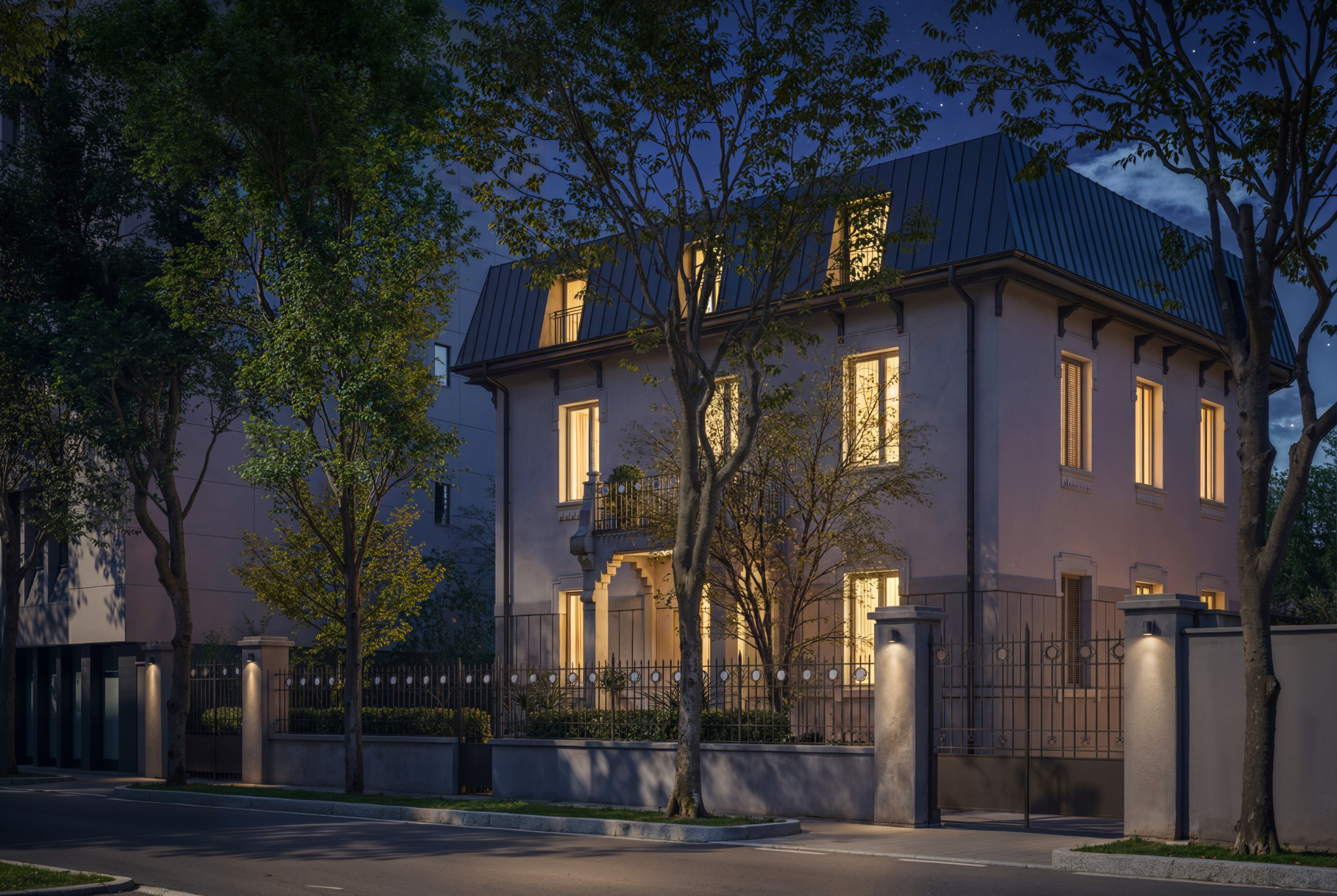 Project rendering — Villa Michelangelo, 3